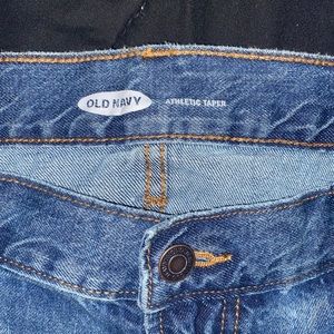 Old navy athletic taper fit jeans 40x32 mens